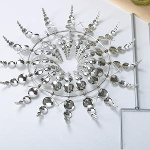 LEVERT Su Geçirmez Metal Rüzgar Çarkı 30CM Çaplı Dış Mekan Kinetik Heykel <span class=keywords><strong>3D</strong></span> Rüzgar Yakalayıcı Bahçe Veranda Dekoru - Product Image 5
