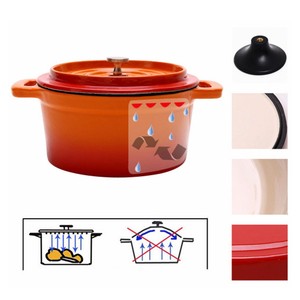 0.18L Cast Iron <span class=keywords><strong>Mini</strong></span> Casserole Enamel orange color <span class=keywords><strong>cocotte</strong></span> - Product Image 6
