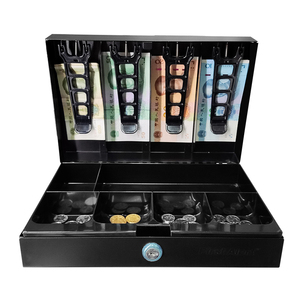 Caja de Seguridad portátil para dinero con 2 llaves y mango de transporte, Mini caja de efectivo de fábrica, precio barato, CB26 - Product Image 2