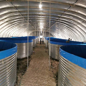 Feuille de fer galvanisé de jardin de ferme à poissons + toile de matériau d'étang à poissons - Product Image 4