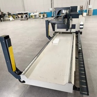 Maquinaria para Fabricación de Puertas y Ventanas de Aluminio, Sierra de Corte de Doble Cabezal Súper Ancha
