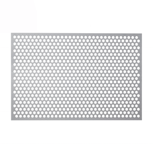Panneaux décoratifs en acier allié d'aluminium perforé pour murs extérieurs de bâtiments, tôles perforées soudées 4'x8 0,5-2mm - Product Image 6