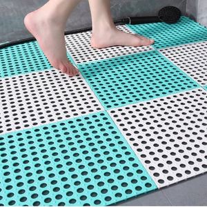 Non-slip Bath Mat Waterproof Rug Bathroom Carpet Anti Slip Feet Massage Cushion Pad Toilet Splicing Floor Shower Mat 30x30cm - Product Image 5
