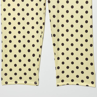 PB&ZA Femme 2026 Nouvelle Collection Été – Pantalon Chic et Tendance à Pois, Coupe Droite Décontractée, Taille Moyenne, Longueur Mi-Mollet