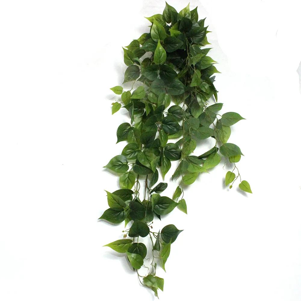 Зелени ротанга листья моделирование завод гирлянда искусственный Плющ на стене висит Свадебные украшения двора