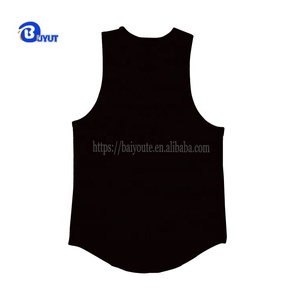 Débardeur pour hommes personnalisé Muscle Singlet Sublimation DTF sérigraphie <span class=keywords><strong>gilet</strong></span> de sport respirant tricoté ourlet incurvé conception vierge pour - Product Image 5