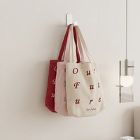 Sac fourre-tout en toile personnalisé extra large double face multifonctionnel avec lettres, style pliable tendance, idéal pour la plage ou comme cadeau