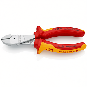 Cortador Lateral Knipex 160mm 1000V Aislado para Uso Eléctrico - Product Image 1