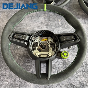 Volante Deportivo para <span class=keywords><strong>Porsche</strong></span> <span class=keywords><strong>CARRERA</strong></span> GT 991 911 992 <span class=keywords><strong>Porsche</strong></span> Cayenne Coupe, OFERTA, Ajuste Directo, Alta Calidad, Cuero Sintético - Product Image 1