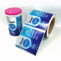 Étiquettes autocollantes en vinyle personnalisables pour l'extérieur, grand format, couleur CMYK, pour produits de soins personnels, avec option dorure à chaud