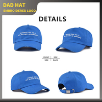 Gorra de Béisbol Clásica Personalizada de 6 Paneles con Logotipo Bordado, Gorras Vintage Desgastadas, Gorras de Estilo Dad Distressed