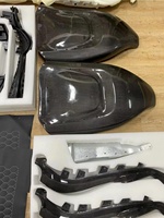 Kit d'éponges de siège Aero pour Audi A6 à RS6, revêtement en cuir confortable pour sièges avant et arrière avec design en fibre de carbone