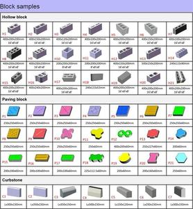 Macchina efficiente per finitrice, blocchi di calcestruzzo, rendono facile il funzionamento del mattone - Product Image 5