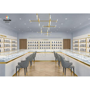 Conjunto de Muebles de Diseño Personalizado para Joyería, Vitrina Moderna de Lujo con Iluminación LED, Gabinetes Ecológicos para Tiendas Minoristas - Product Image 1