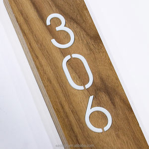 Letrero Personalizado EZD de Madera de Nogal <span class=keywords><strong>y</strong></span> Acrílico con Braille ADA para Señalización de Hoteles, Baños, Salidas de Emergencia, Oficinas, Puertas <span class=keywords><strong>y</strong></span> Números de Habitación - Product Image 5