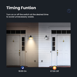 Interrupteur à bouton-poussoir Wi-Fi Tuya 1/2/3/4 Gang EU, commande vocale, compatible avec <span class=keywords><strong>Alexa</strong></span> et Google Home - Product Image 4