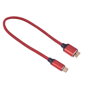 De Nylon trenzado de 2A <span class=keywords><strong>Usb</strong></span> 3,1 <span class=keywords><strong>tipo</strong></span>-C a <span class=keywords><strong>Micro</strong></span> <span class=keywords><strong>Usb</strong></span> <span class=keywords><strong>tipo</strong></span> <span class=keywords><strong>B</strong></span>, <span class=keywords><strong>Usb</strong></span> 3,0 Cable de carga para el teléfono inteligente - Product Image 1