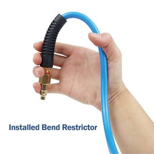 Pneumatic Coil Hose 69.57.5m PU Material With Copper Plated Quick Couplings For Air Compressor Tools - Product Image 3