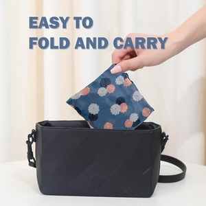 Sac de courses pliable en polyester et nylon taffetas 190T, grand format, robuste, à motif de dessin animé, en stock, promotion de gros - Product Image 6