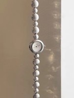 Reloj GEDI-62055 Romántico, Moderno, de Alta Gama, Exquisito y Lujoso, Regalo de San Valentín o Cumpleaños para Mujer, Pulsera con Esfera Redonda Mini en Tono Dorado