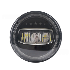 Para Jeep Wrangler JK TJ CJ LJ Suzuki <span class=keywords><strong>Hummer</strong></span> 7 pulgadas 60W faro LED redondo DRL ámbar señal de giro sistema de iluminación - Product Image 4