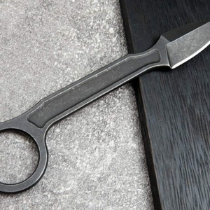 มีดพับเหล็ก D2 สำหรับตั้งแคมป์กลางแจ้ง ทำเองได้ตามสั่ง ความแข็งสูง ใช้งานได้สองแบบ พกพาสะดวก เหมาะสำหรับการล่าสัตว์และการผจญภัย - Product Image 2