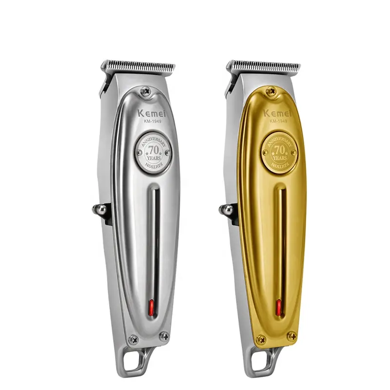 Gold silver kemei 1949 professional hair trimmers & clippers hot selling kemei hair trimmer for men