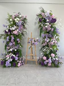 Arco de Flores Redondo Artificial de Seda para Bodas de Otoño, Centros de Mesa Rosados y Blancos, Decoración para Bodas, Graduaciones, San Valentín - Product Image 4