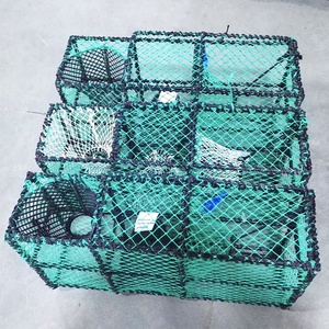 Piège à crabe de pêche à grande ouverture Évasion multiple Crabe Poisson Crevette Nylon Piège Net Pêche en eau salée Pot à crabe Accessoires de pêche - Product Image 4