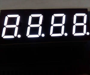 شاشات عرض رقمية داخلية طويلة العمر، شاشة LED سباعية القطع بأربعة أرقام مقاس 0.5 بوصة، طراز Houkem-5041-AW، مناسبة للساعات - Product Image 6