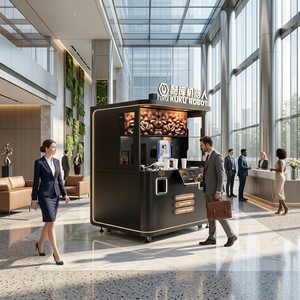 Distributeur automatique <span class=keywords><strong>de</strong></span> café intelligent pour aéroport avec barista robotisé, service <span class=keywords><strong>de</strong></span> café en 60 secondes, carte <span class=keywords><strong>de</strong></span> crédit acceptée - Product Image 5