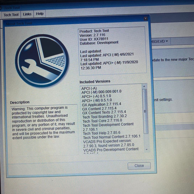 VOCOM VOCOM II Premium Tech Tool VCADS PPT 2.7.116 Development Version Software Installation for One Time Remote Control