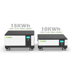批发热卖太阳能电池48V 300Ah 15Kwh磷酸铁锂4电池51.2V 300Ah锂电池组