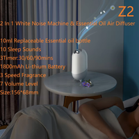 Diffuseur de Parfum 10 Sons Apaisants Naturels pour le Sommeil, Appareil de Thérapie contre l'Anxiété et l'Insomnie, Machine à Bruit Blanc pour Adultes, Aide au Sommeil Nocturne
