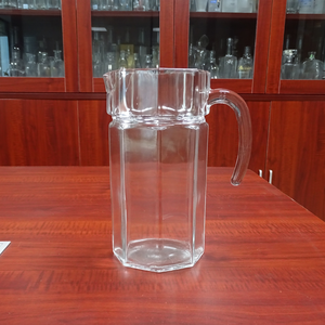 Jarra de Agua de Vidrio de Grado Alimenticio de 1.5 Litros con Tapa, Económica - Product Image 1