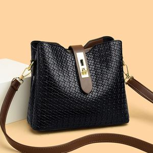 Bolso Bandolera de PU de Alta Calidad, Modelo 2025, con Patrones Geométricos Modernos, Gran Capacidad.505 - Product Image 3