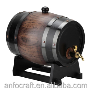 Baril de chêne pour le vieillissement Whisky Vin Tequila Mini Bourbon Barrel Home Bar Decorcheap fait à la main tache couleur pin whisky en bois - Product Image 5