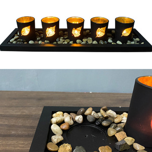 Candeliere in legno per la <span class=keywords><strong>casa</strong></span> dolce in legno Set candeliere in vetro decorazione altre decorazioni per la <span class=keywords><strong>casa</strong></span> <span class=keywords><strong>2022</strong></span> - Product Image 4