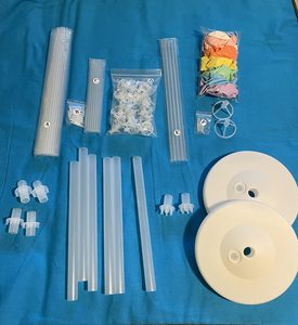 Kit Colonna di Palloncini in Lattice Ecologico con Base per Coriandoli, Supporto per Palo, Torre Decorativa per Sfondi, Matrimoni, Festa della Mamma, <span class=keywords><strong>Halloween</strong></span> - Product Image 6