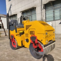 Compacteur à rouleaux vibrants à double tambour de 3 tonnes avec moteur diesel Changzhou inclus