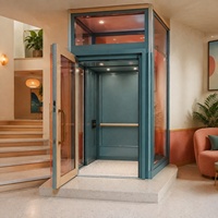 Plateforme élévatrice hydraulique entièrement fermée pour villa, ascenseur résidentiel personnalisé pour maison à plusieurs étages, usage en résidence de luxe