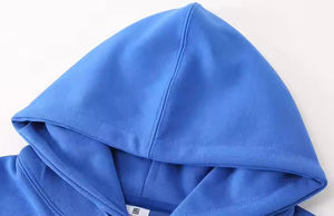 Men's Heavyweight Pullover Hoodie High Quality Streetwear <strong>Tracksuit</strong> in Denim Casual Winter Sweatshirt Puff Printing Wholesale - Product Image 4