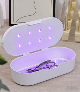 SNRQI Usine En Gros <span class=keywords><strong>UV</strong></span> Désinfecté Boîte Stérilisation Sans Fil Rechargeable <span class=keywords><strong>UV</strong></span> Lumière <span class=keywords><strong>Ongles</strong></span> Désinfectant Boîte avec LED <span class=keywords><strong>Lampe</strong></span> Perles - Product Image 2