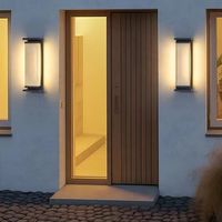 Applique murale LED extérieure pour jardin, étanche IP55, pour villa, cour, portail, piliers, éclairage haut et bas, à brancher, 3000K blanc chaud