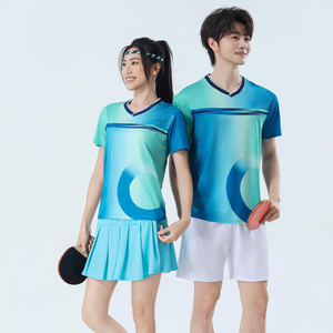 Ropa de running personalizada para adultos, absorbente de sudor, transpirable, de secado rápido, para tenis de mesa, bádminton, voleibol, camiseta. - Product Image 4