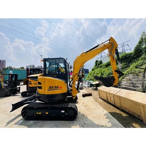Mini-excavatrice sur chenilles SE36SR, modèle de 3,6 tonnes, excavatrice hydraulique compacte équivalente - Product Image 4