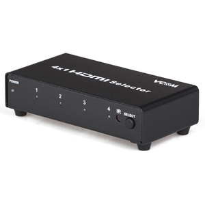 VCOM 1080P <span class=keywords><strong>Ful</strong></span> <span class=keywords><strong>HD</strong></span> 4 puertos HDMI Matrix Switch con control remoto IR para 4 computadoras a 1 conmutador de monitor - Product Image 4