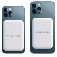 Cadeau d'Entreprise : Batterie Externe Magnétique Sans Fil Ultra-Fine 10000mAh ou 50000mAh Personnalisable pour iPhone 15 Pro Max