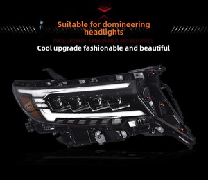 หลอดไฟหน้ารถยนต์ LED 4 เลนส์ กันน้ำ ขายดี สำหรับ Toyota Prado 2018-2023 - Product Image 3