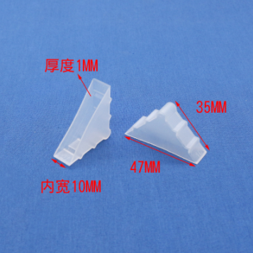Transparent White Plastic Triangle Anti Collision